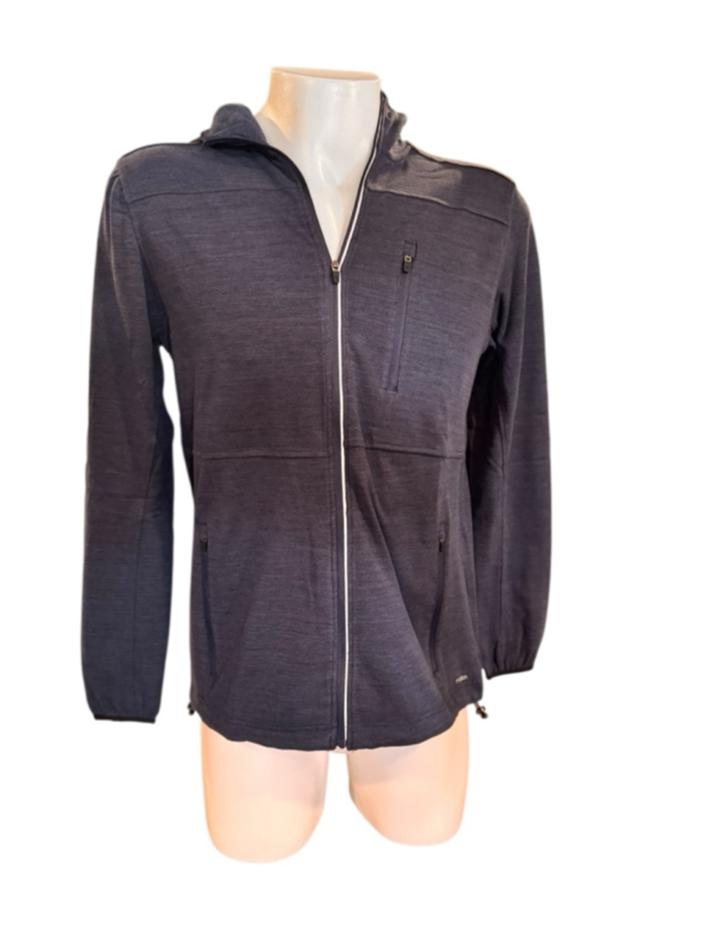 Men's Motion Performance Jacket M Navy Full Zip Hoodie